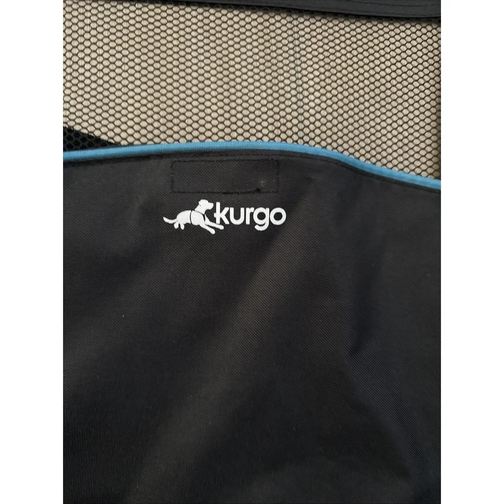 KURGO Backseat Dog Barrier for CAR Truck Pet Safety Travel w/Cupholder Black